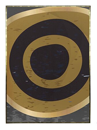 Shop365 Şekiller Lüks Dekoratif Modern Tablo Çerçeveli P-001698