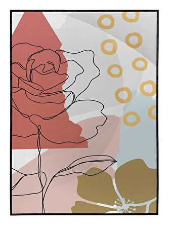 Shop365 Modern Tasarım İllüstrasyon Modern Tablo Çerçeveli P-001750