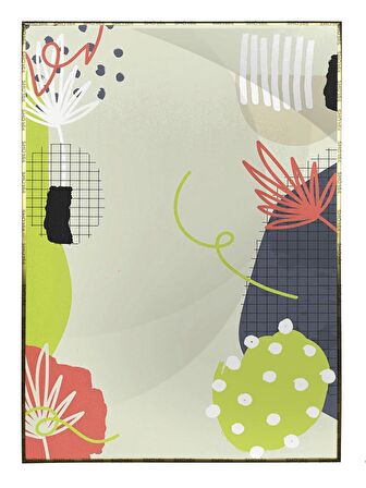 Shop365 Modern Tasarım İllüstrasyon Modern Tablo Çerçeveli P-001807