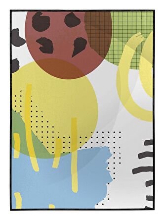 Shop365 Modern Tasarım İllüstrasyon Modern Tablo Çerçeveli P-001812