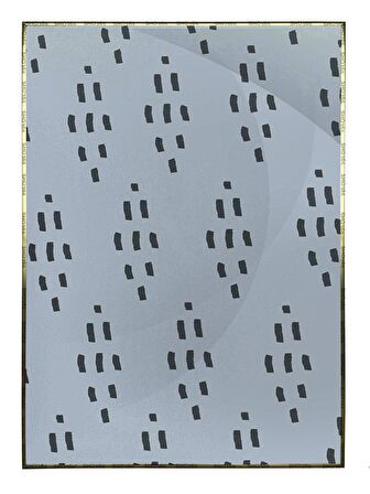 Shop365 Yapraklar veya Şekiller Pastel Renkler Modern Tablo Çerçeveli P-001850