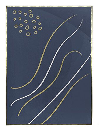 Shop365 Toprak Renk Tonları Tasarım Modern Tablo Çerçeveli P-001978