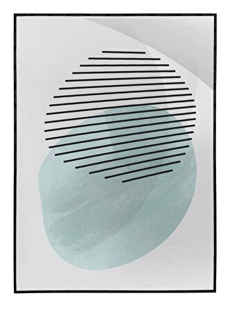 Shop365 Toprak Renk Tonları Tasarım Modern Tablo Çerçeveli P-001989