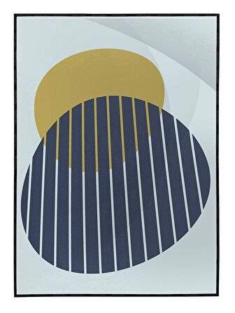Shop365 Toprak Renk Tonları Tasarım Modern Tablo Çerçeveli P-001990