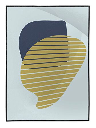 Shop365 Toprak Renk Tonları Tasarım Modern Tablo Çerçeveli P-001992