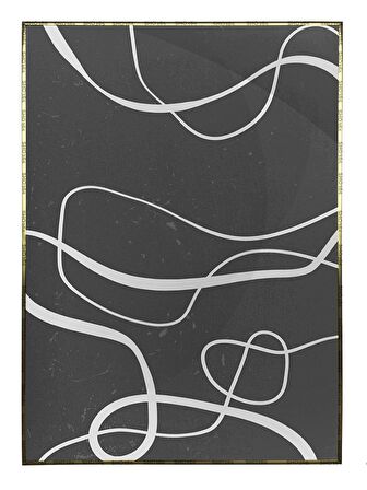 Shop365 Toprak Renk Tonları Tasarım Modern Tablo Çerçeveli P-002119