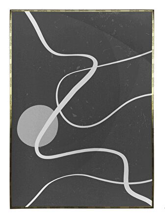 Shop365 Toprak Renk Tonları Tasarım Modern Tablo Çerçeveli P-002120