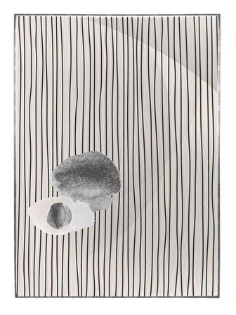 Shop365 Şekiller ve Çizgiler Krem Gri Renkler Modern Tablo Çerçeveli P-002145