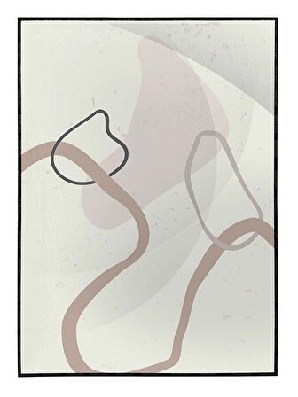 Shop365 Toprak Renk Tonları Tasarım Modern Tablo Çerçeveli P-002175