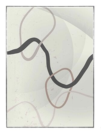 Shop365 Toprak Renk Tonları Tasarım Modern Tablo Çerçeveli P-002176