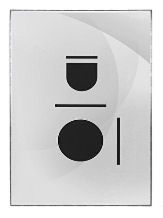 Shop365 Toprak Renk Tonları Tasarım Modern Tablo Çerçeveli P-002186