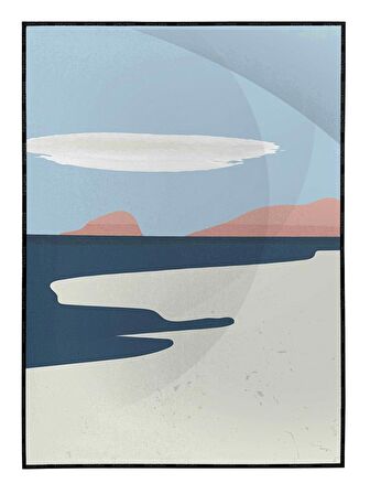 Shop365 Manzara ve Dağ Modern Tasarım Tablo Çerçeveli P-002213