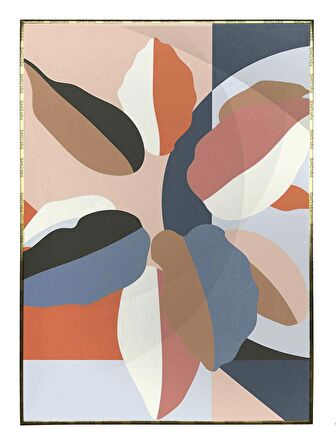 Shop365 Şekiller Sanatsal Modern Tablo Çerçeveli P-002241