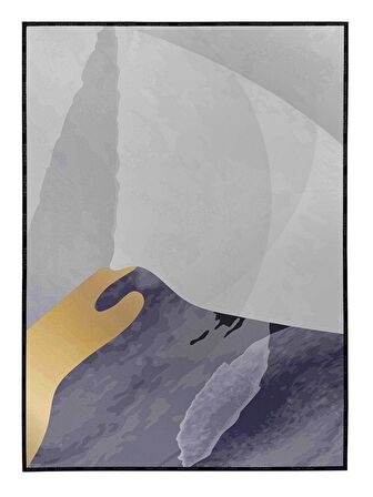 Shop365 Dağ Doğa Manzara Dekoratif Modern Tablo Çerçeveli P-002311