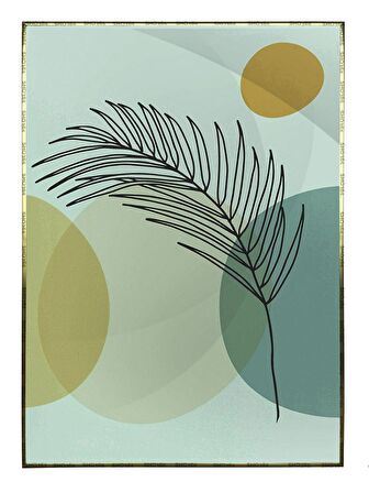 Shop365 Sonbahar Botanik Kahverengi Tonlar , tasarım Modern Tablo Çerçeveli P-002336