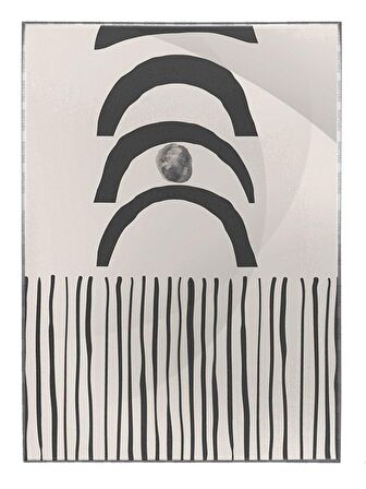 Shop365 Toprak Renk Tonları Tasarım Modern Tablo Çerçeveli P-002367