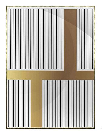 Shop365 Toprak Renk Tonları Tasarım Modern Tablo Çerçeveli P-002403