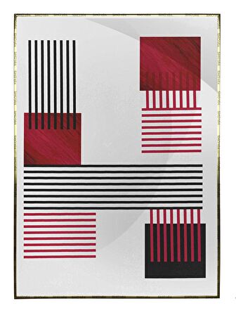 Shop365 Toprak Renk Tonları Tasarım Modern Tablo Çerçeveli P-002405
