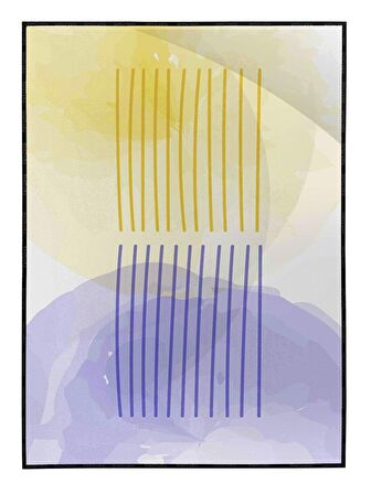 Shop365 Toprak Renk Tonları Tasarım Modern Tablo Çerçeveli P-002418