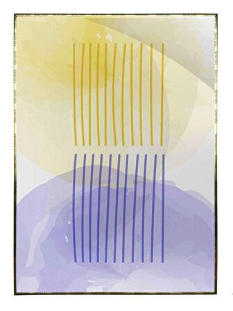 Shop365 Toprak Renk Tonları Tasarım Modern Tablo Çerçeveli P-002418