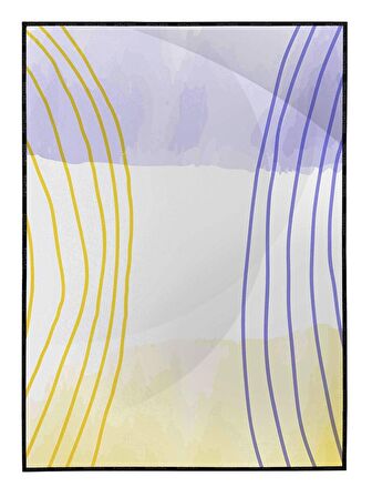 Shop365 Toprak Renk Tonları Tasarım Modern Tablo Çerçeveli P-002420