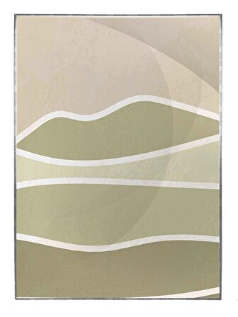 Shop365 Manzara Modern Sulu Boya Efektli Tablo Çerçeveli P-002483