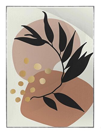 Shop365 Doğa Bitki Modern İllüstrasyon Tablo Çerçeveli P-002546