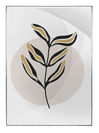 Shop365 Doğa Bitki Modern İllüstrasyon Tablo Çerçeveli P-002552