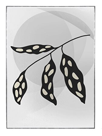 Shop365 Doğa Bitki Modern İllüstrasyon Tablo Çerçeveli P-002567