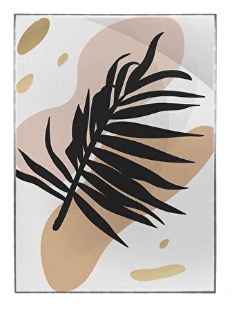 Shop365 Doğa Bitki Modern İllüstrasyon Tablo Çerçeveli P-002581