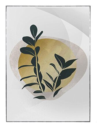 Shop365 Doğa Bitki Modern İllüstrasyon Tablo Çerçeveli P-002590