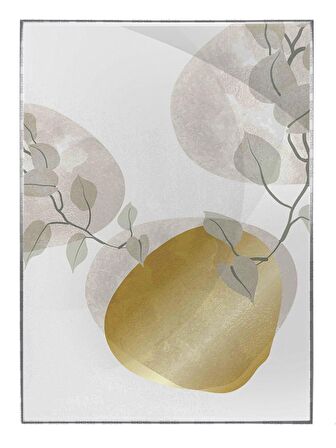 Shop365 Doğa Bitki Modern İllüstrasyon Tablo Çerçeveli P-002592