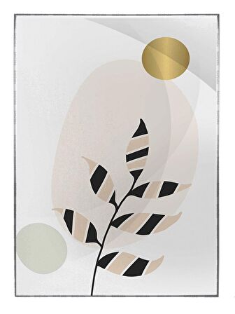 Shop365 Doğa Bitki Modern İllüstrasyon Tablo Çerçeveli P-002635