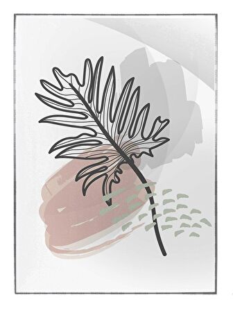 Shop365 Doğa Bitki Modern İllüstrasyon Tablo Çerçeveli P-002651