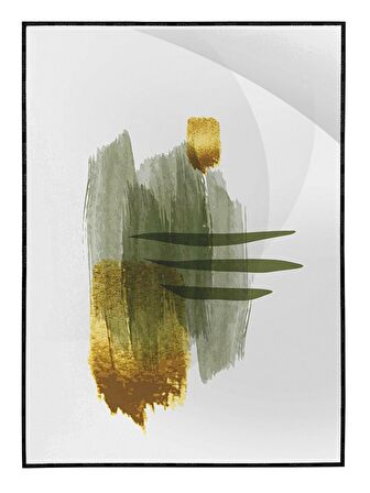 Shop365 Şekiller Modern Karışık Renkler Modern Sanatsal Tablo Çerçeveli P-003072