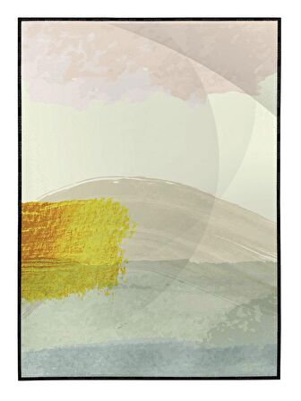 Shop365 Şekiller Modern Açık Renkler Modern Tablo Çerçeveli P-003076