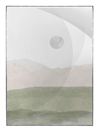 Shop365 Dağ Manzara Modern Tasarım Tablo Çerçeveli P-003321