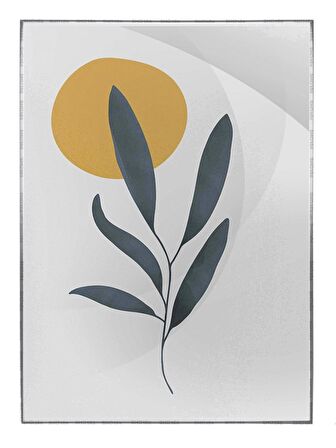 Shop365 Botanik Şekiller Modern Tablo Çerçeveli P-003720