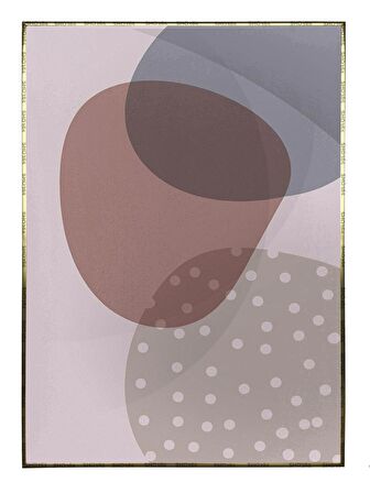 Shop365 Botanik Şekiller Modern Tablo Çerçeveli P-003800