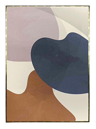 Shop365 Şekiller Karışık Renklerde Tablo Çerçeveli P-003999