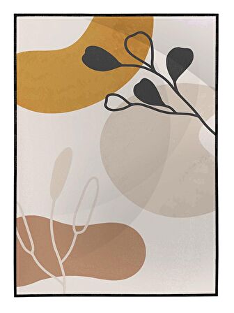 Shop365 Doğa Sanatsal Çizimler Modern Tablo Çerçeveli P-004066