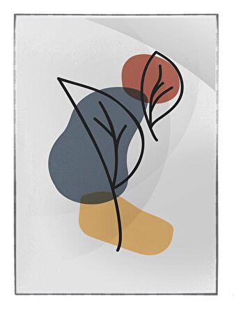 Shop365 Doğa Sanatsal Çizimler Modern Tablo Çerçeveli P-004076