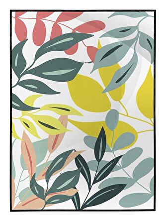 Shop365 Doğa Sanatsal Çizimler Modern Tablo Çerçeveli P-004089