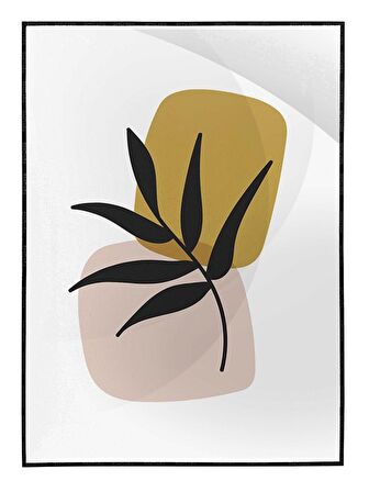 Shop365 Doğa Sanatsal Çizimler Modern Tablo Çerçeveli P-004092