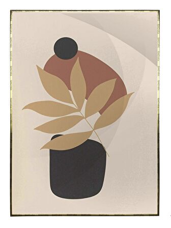 Shop365 Doğa Sanatsal Çizimler Modern Tablo Çerçeveli P-004100