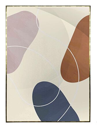 Shop365 Doğa Sanatsal Çizimler Modern Tablo Çerçeveli P-004109