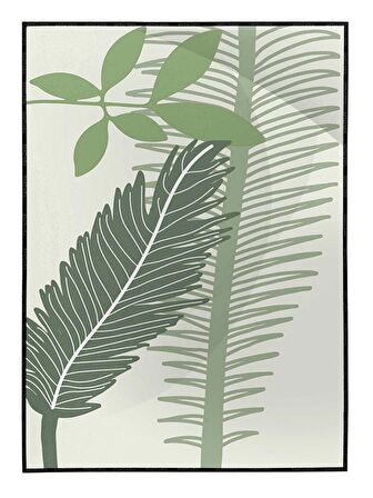 Shop365 Doğa Sanatsal Çizimler Modern Tablo Çerçeveli P-004115