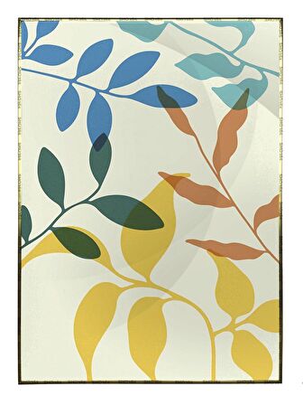 Shop365 Doğa Sanatsal Çizimler Modern Tablo Çerçeveli P-004131