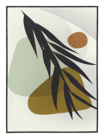 Shop365 Doğa Sanatsal Çizimler Modern Tablo Çerçeveli P-004178