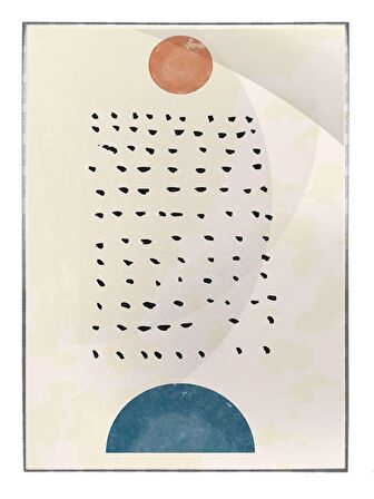 Shop365 Şekiller Desenler Çizgiler Modern Tasarım Tablo Çerçeveli P-004200